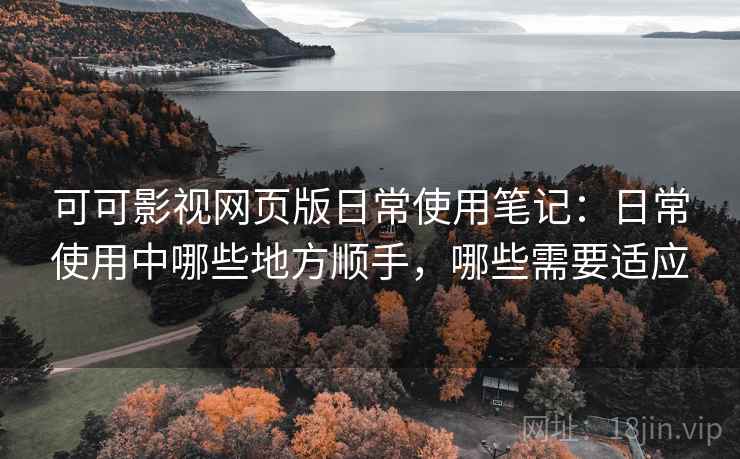 可可影视网页版日常使用笔记：日常使用中哪些地方顺手，哪些需要适应-第1张图片